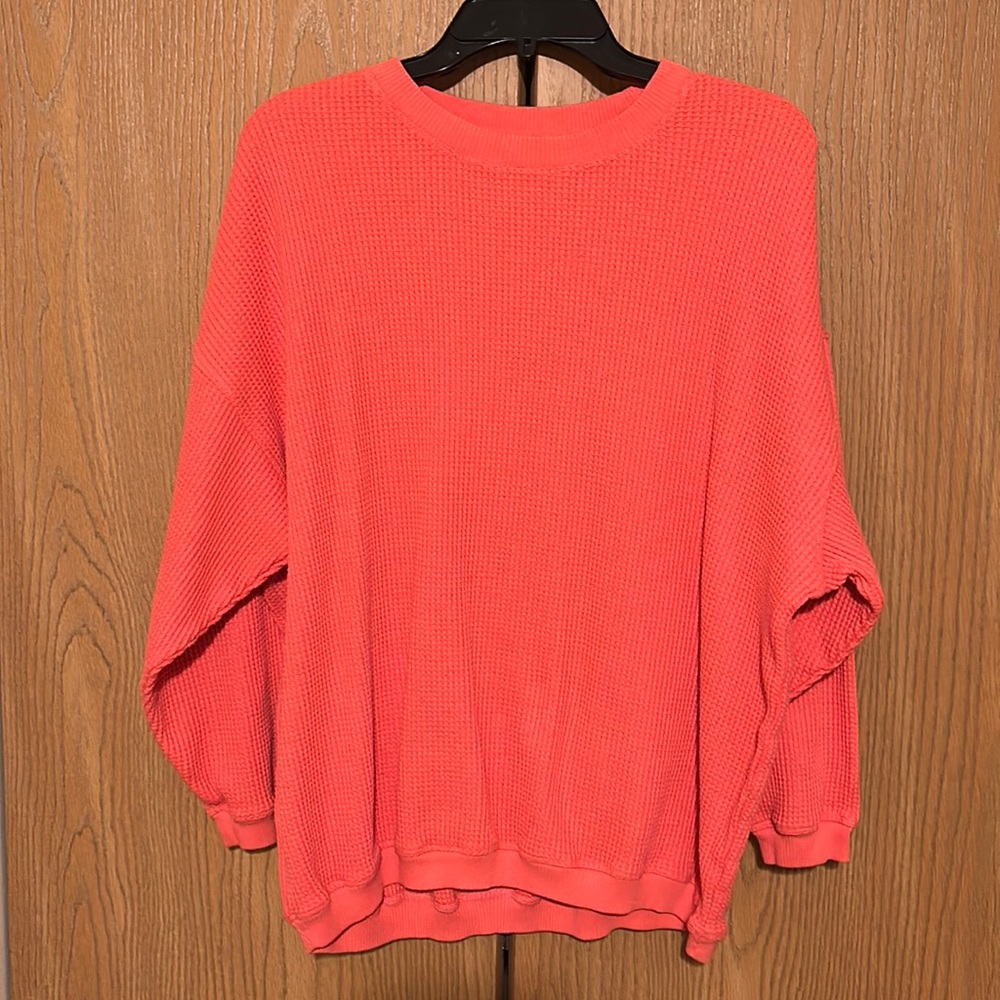 Like new aerie waffle knit tunic sweatshirt